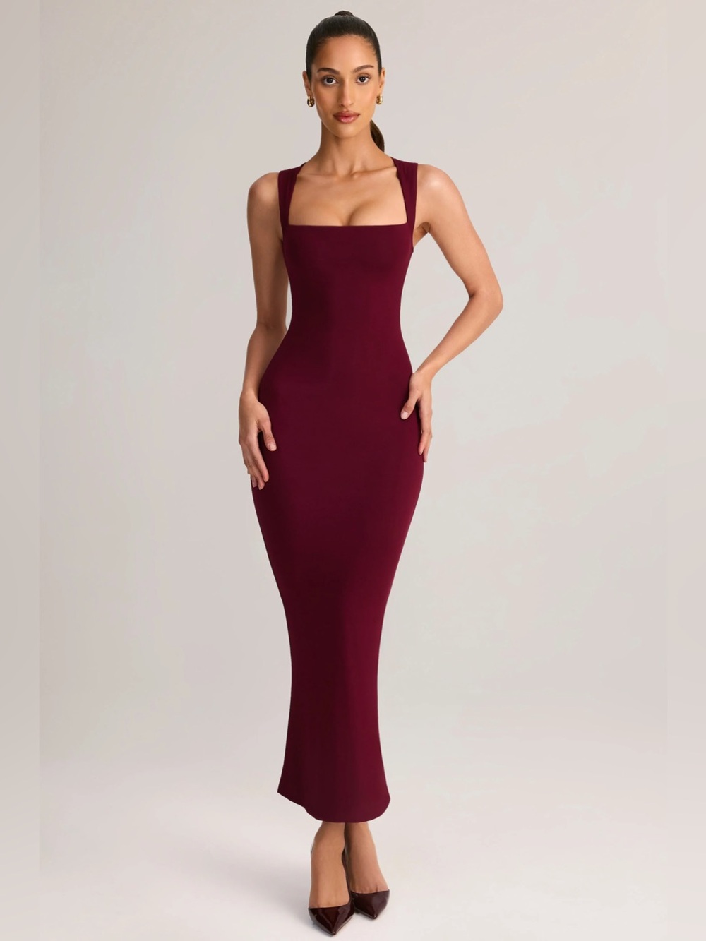 oh polly midi dress